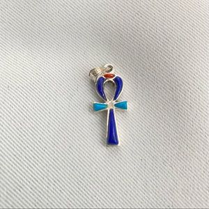 Ankh Pendant from Egypt, Semi-Precious Stones
